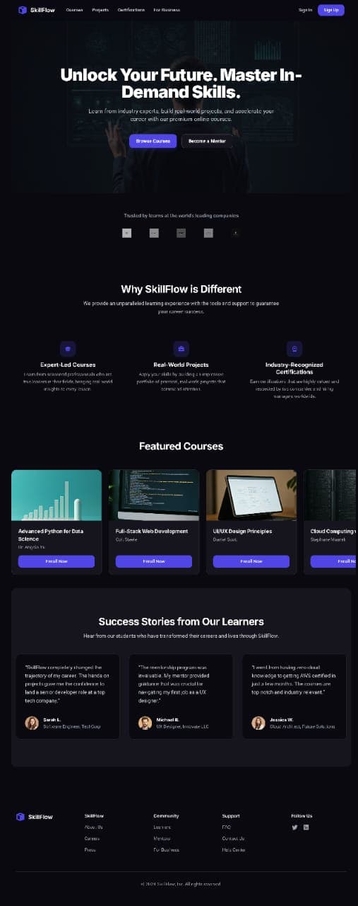 skillflow learning edtech